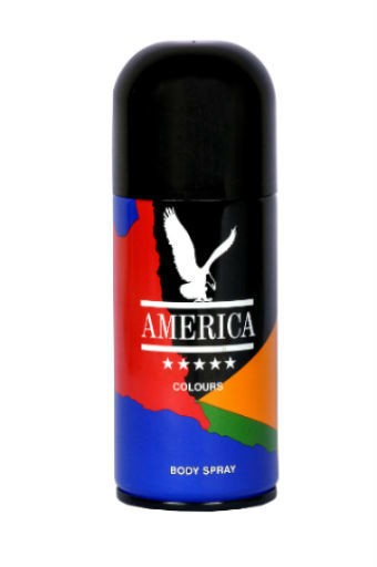 America deo 150ml for Men colours